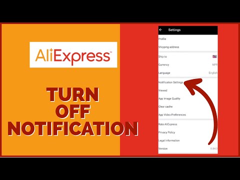 How to Turn Off Notifications on AliExpress 2024?