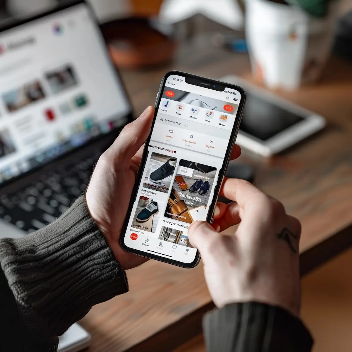 Is AliExpress legit, person holding smartphone with verified purchase on AliExpress app