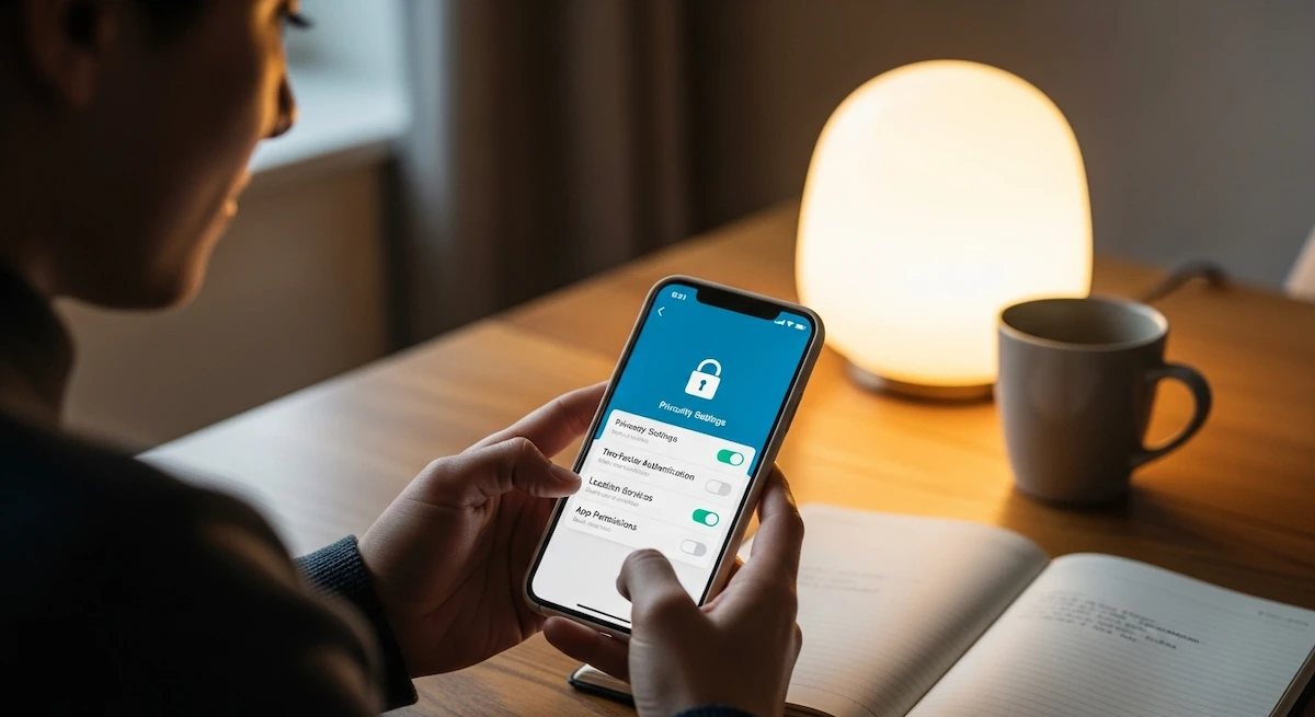 AliExpress app security settings, managing settings in home office